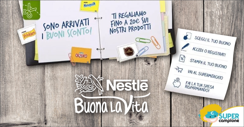 Buoni sconto Nestlé