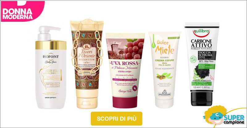 Donna Moderna: ricevi 5 omaggi beauty in edicola Donna Moderna: ricevi 5 omaggi beauty in edicola