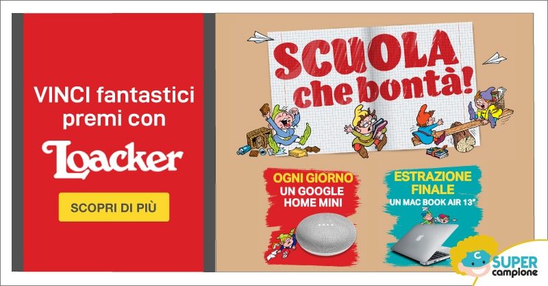 Loacker: vinci Google Home Mini e MacBook Air Loacker: vinci Google Home Mini e MacBook Air