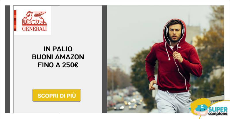 Generali: vinci buoni Amazon fino a 250€