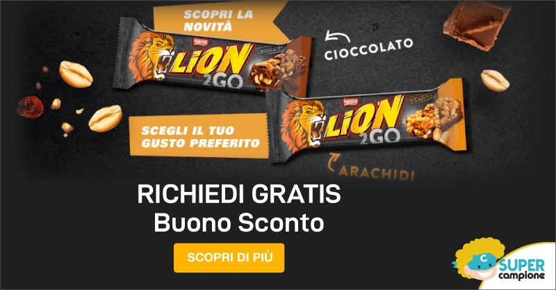 Buono sconto Lion 2Go Bar di Nestlé Buono sconto Lion 2Go Bar di Nestlé