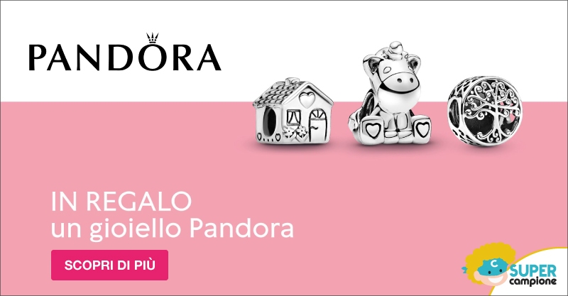 Vinci gratis 1 gioiello Pandora!