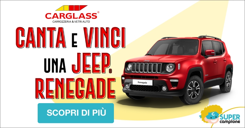 Canta & Vinci Jeep Renegade con Carglass Canta & Vinci Jeep Renegade con Carglass