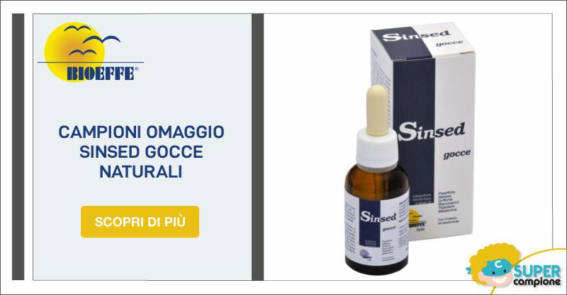Campioni omaggio Sinsed gocce naturali per ansia Campioni omaggio Sinsed gocce naturali per ansia