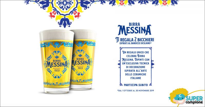 Birra Messina: ricevi 2 bicchieri ispirati al Barocco Siciliano -  SuperCampione 2024