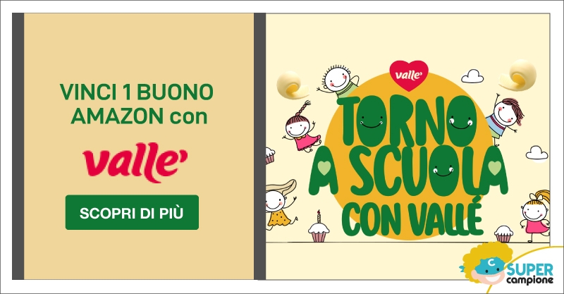 Vinci 1 Buono Amazon da 100€ con Vallè