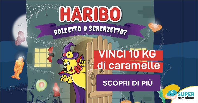 Vinci gratis 10kg di caramelle Haribo!