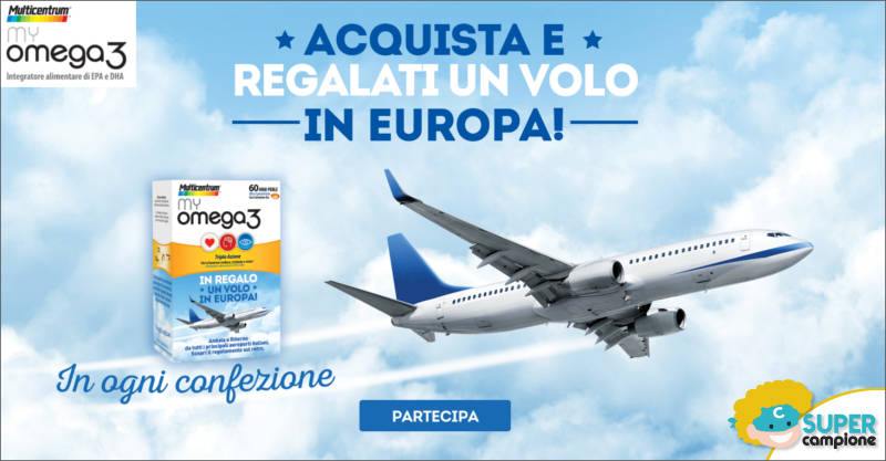 Multicentrum ti regala un volo o un buono come premio sicuro