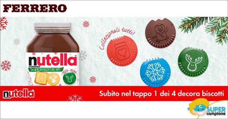 Nutella ti regala 4 stampi per biscotti