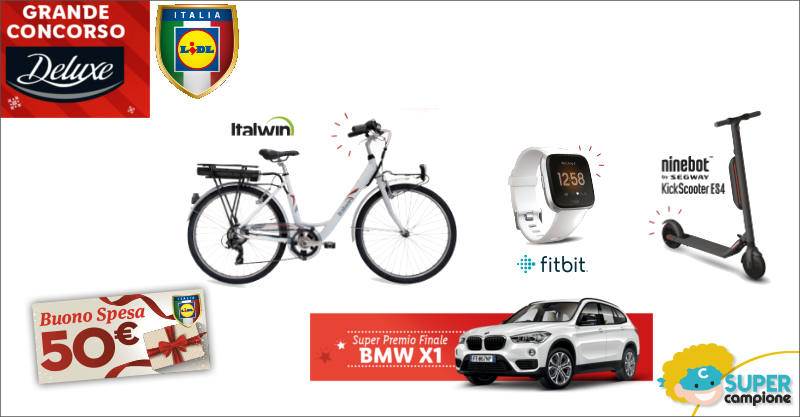 Lidl: vinci buoni, bici, smartwatch, monopattini e premio finale Lidl: vinci buoni, bici, smartwatch, monopattini e premio finale