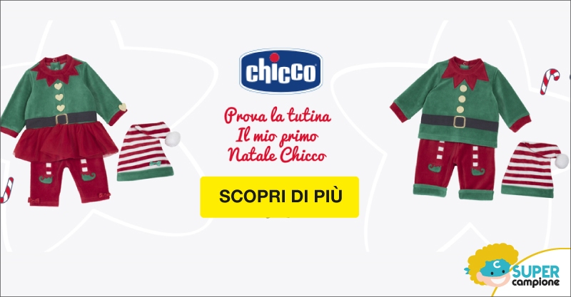 Diventa tester Chicco tutina di Natale