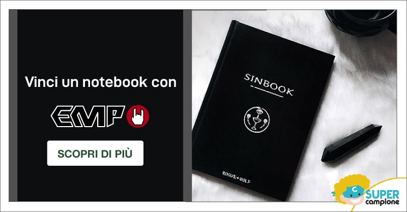 Vinci 1 notebook con EMP