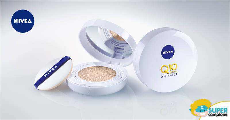 Diventa tester Nivea Q10 Cushion fondotinta Diventa tester Nivea Q10 Cushion fondotinta