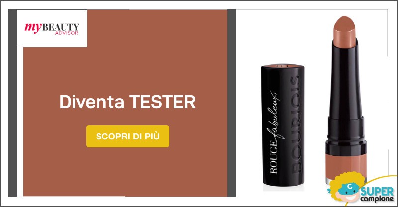 Diventa tester Rouge Fabuleux di Bourjois Diventa tester Rouge Fabuleux di Bourjois