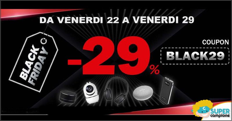 Black Friday Globatek.it 29% di sconto Black Friday Globatek.it 29% di sconto