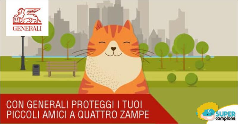 Generali: ricevi subito un trattamento per il tuo cucciolo e altri premi