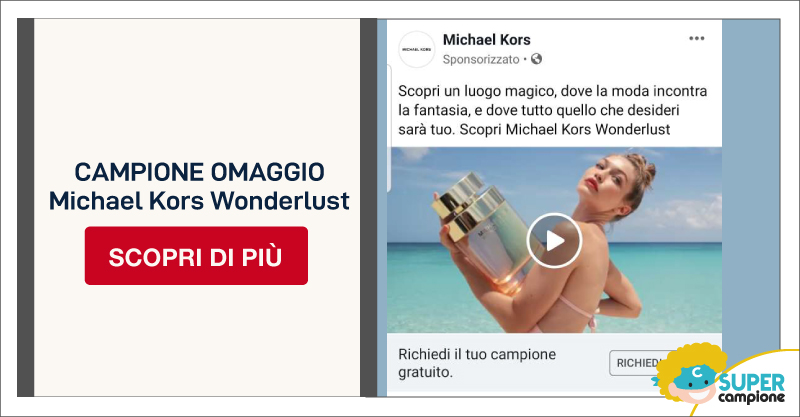 Campione omaggio Michael Kors Wonderlust Campione omaggio Michael Kors Wonderlust