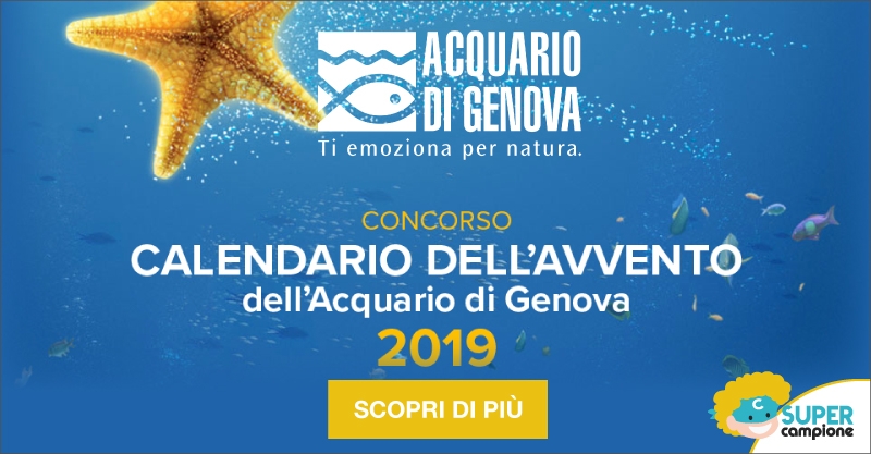 Calendario dell'Avvento Acquario di Genova: vinci biglietti gratis