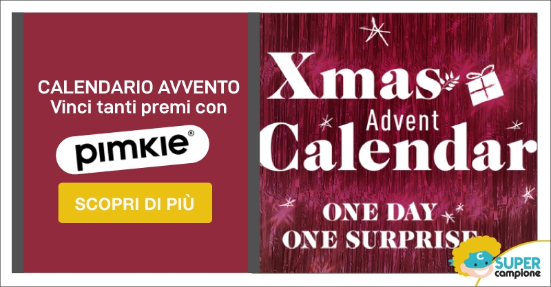 Calendario dell'Avvento Pimkie: vinci buoni sconto e premi