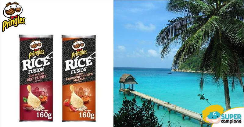 Pringles Rice Fusion: vinci viaggio in India o Malesia