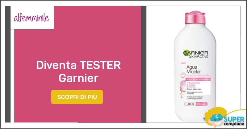 Diventa tester Garnier Diventa tester Garnier