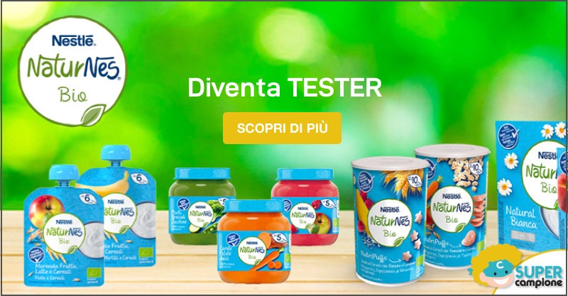 Diventa tester NaturNes Diventa tester NaturNes