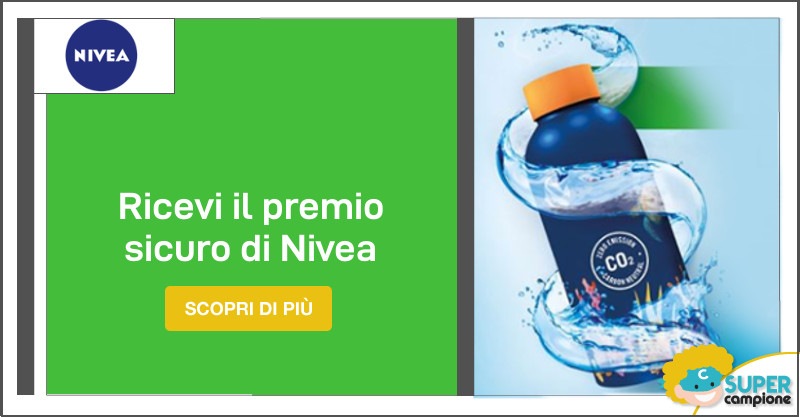 Ricevi la bottiglia termica Nivea Ricevi la bottiglia termica Nivea