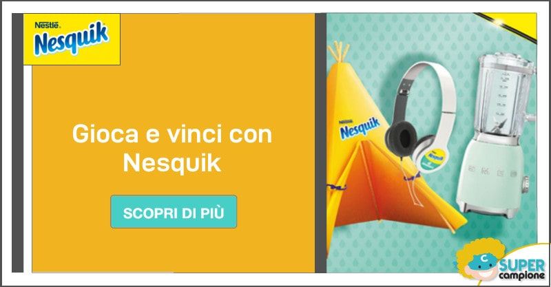 Nesquik: vinci tende, cuffie e frullatori SMEG