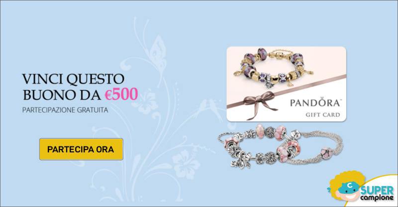 Vinci un buono Pandora da 500€
