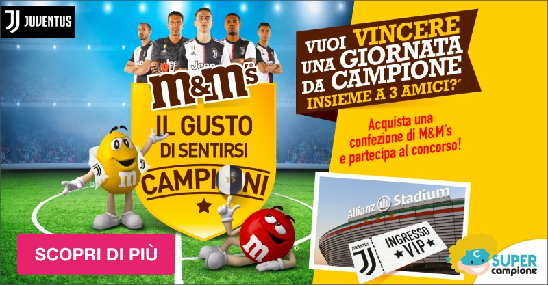 Vinci biglietti Vip Juventus per 4 persone