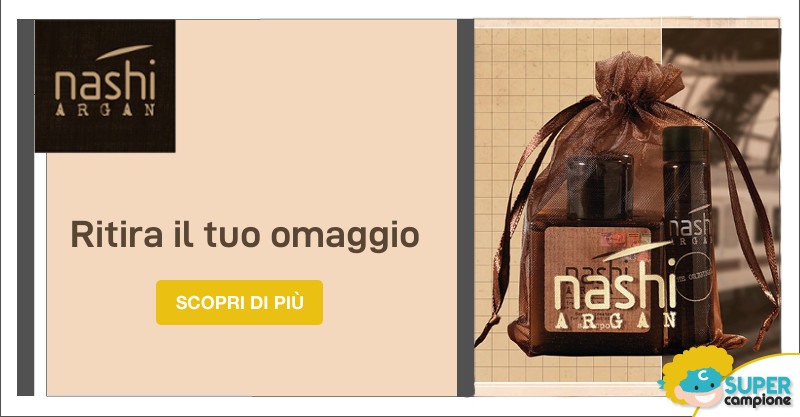 Campioni omaggio Nashi Argan Campioni omaggio Nashi Argan