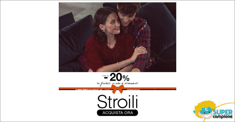 Stroili Oro: -70% su gioielli in oro e diamanti