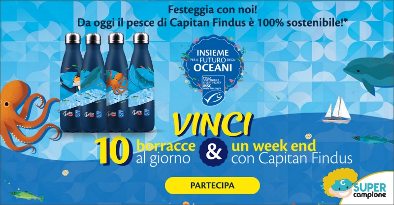 Vinci un weekend con Findus e 10 borracce 