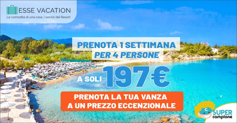 Esse Vacation: 1 settimana per 4 persone a 197€