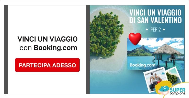 Vinci gratis un viaggio di San Valentino per 2 persone