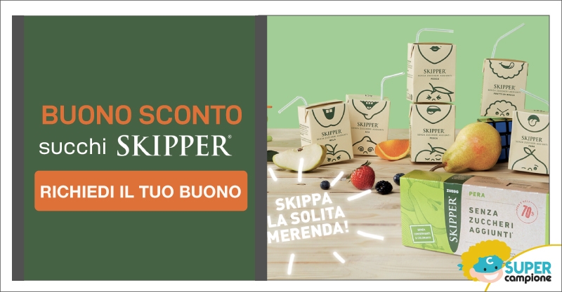 Buono sconto succhi Skipper Buono sconto succhi Skipper