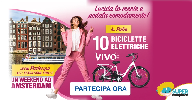 Vinci un viaggio a Amsterdam e bici elettriche Vivo