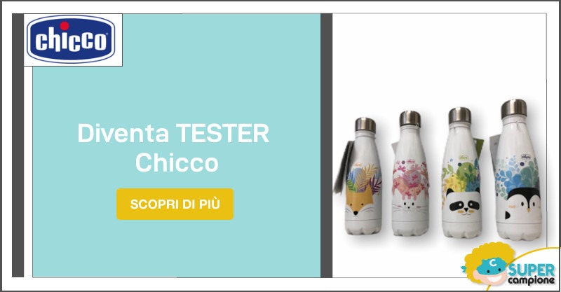 Diventa tester della bottiglia termica Chicco Diventa tester della bottiglia termica Chicco