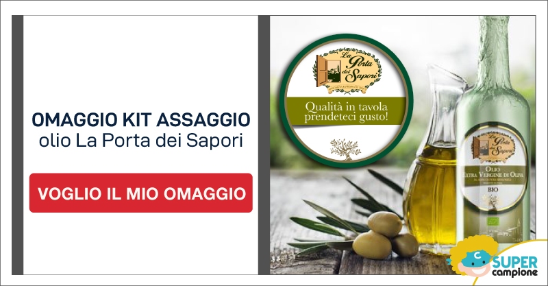 Omaggio kit assaggio olio La Porta dei Sapori