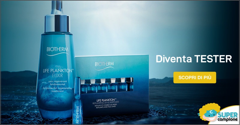 Diventa tester Biotherm Diventa tester Biotherm