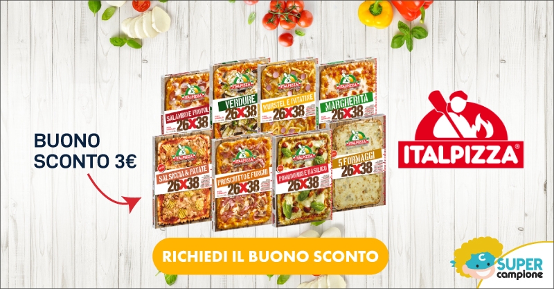 Buono sconto gratis 3€ Italpizza