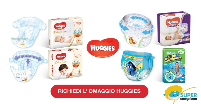 Campioni omaggio pannolini Huggies