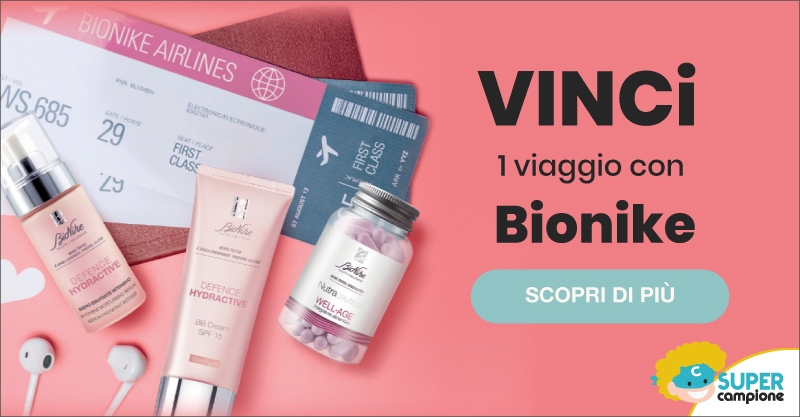 Vinci 1 viaggio da sogno con Bionike Vinci 1 viaggio da sogno con Bionike