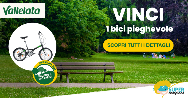 Vinci 1 bici pieghevole con Vallelata