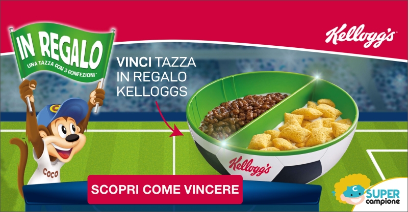 Vinci 1 tazza esclusiva Kelloggs!