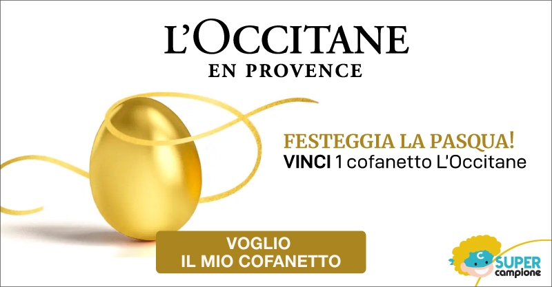 Gioca e Vinci 1 cofanetto L'Occitane Gioca e Vinci 1 cofanetto L'Occitane