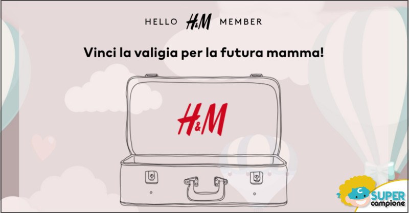 Vinci gratis la valigia H&M della futura mamma