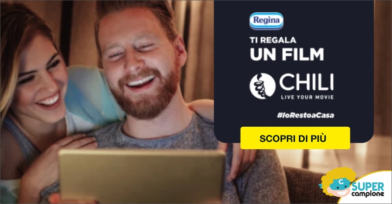 Codice omaggio CHILI regala 1 film con Regina Codice omaggio CHILI regala 1 film con Regina