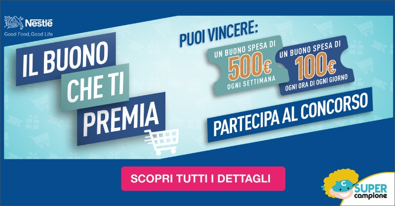 Vinci 500€ buoni spesa con Nestlè!
