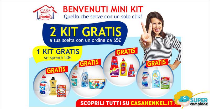 Casa Henkel: 2 kit detersivi gratis